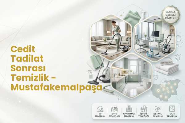 Cedit Tadilat Sonrası Temizlik - Mustafakemalpaşa