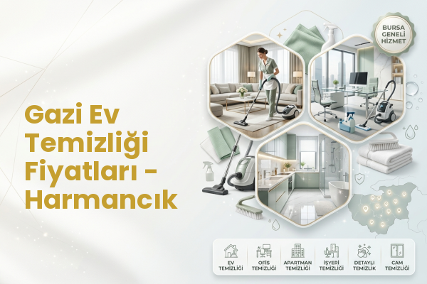 Gazi Ev Temizliği Fiyatları - Harmancık