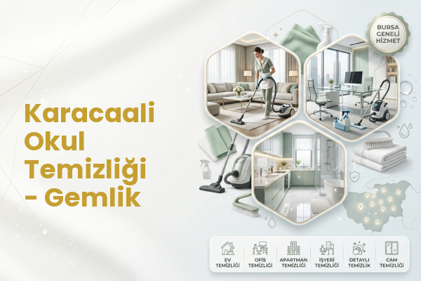 Karacaali Okul Temizliği - Gemlik